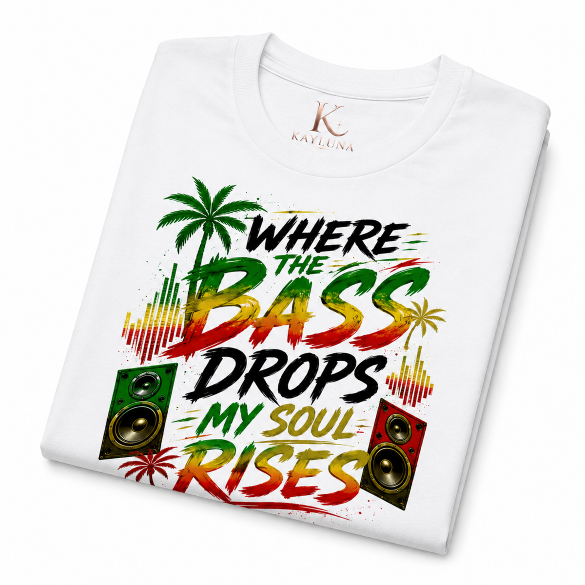 Where the Bass Drops Reggae Tee