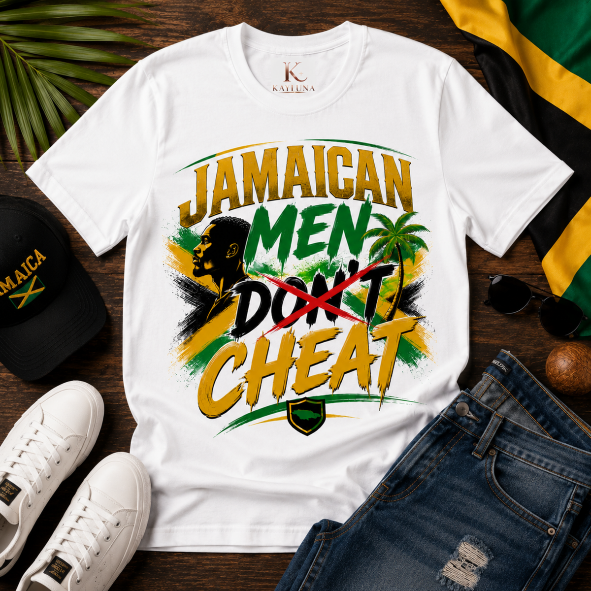 Jamaican Men Don’t Cheat Graphic Tee