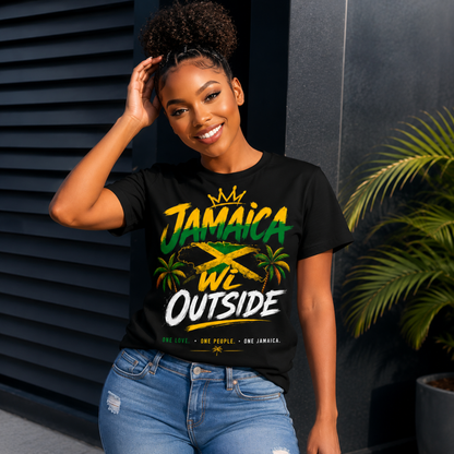 Jamaica Wi Outside Graphic Tee