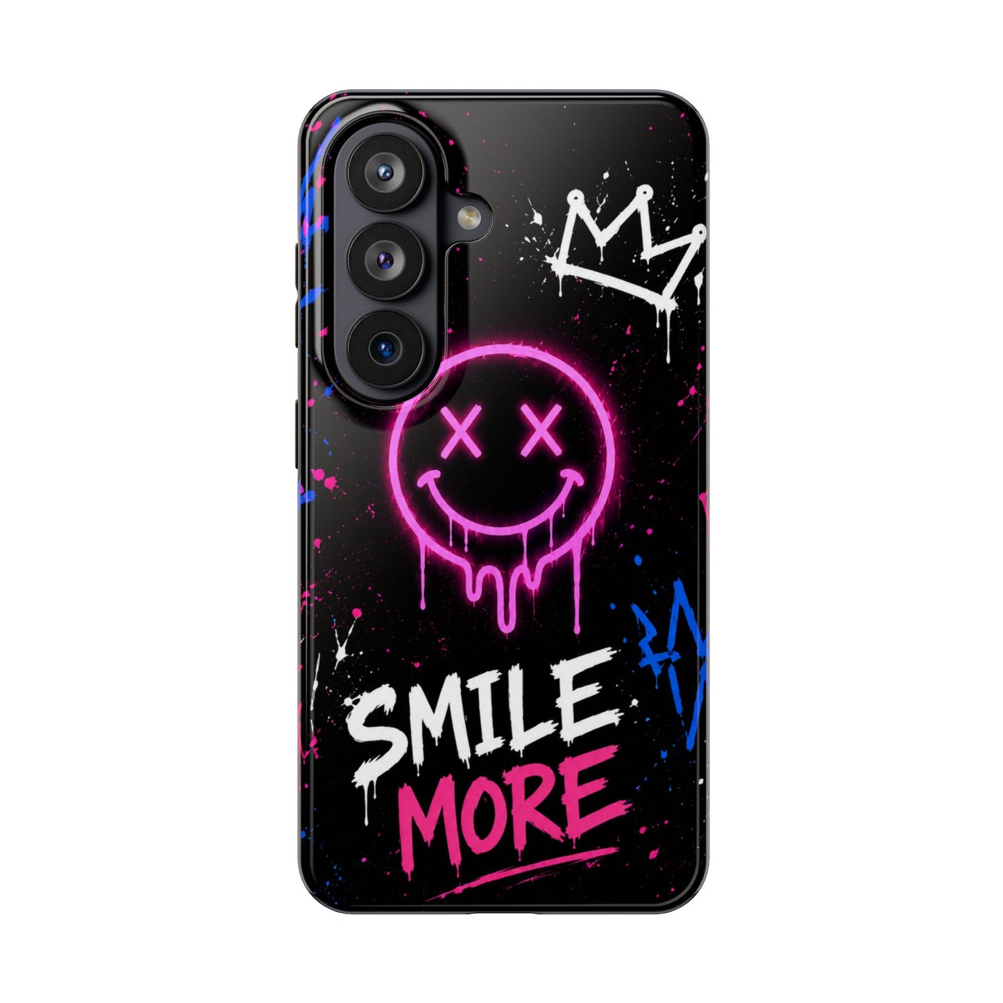 Smile More Neon Graffiti Phone Case