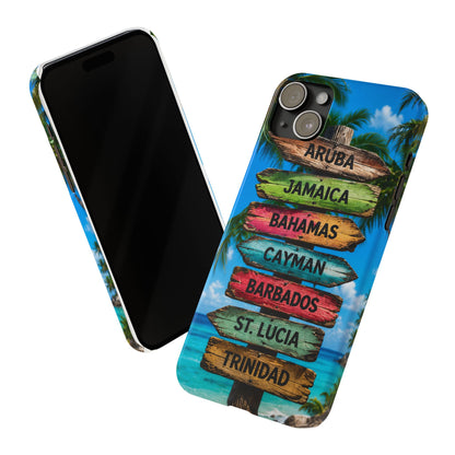 Caribbean Wanderlust – Tropical Island Phone Case