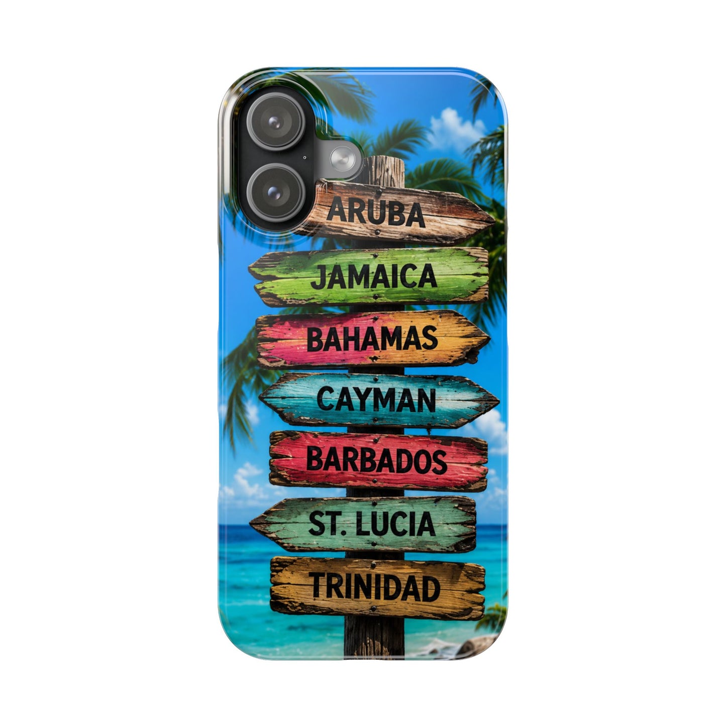 Caribbean Wanderlust – Tropical Island Phone Case