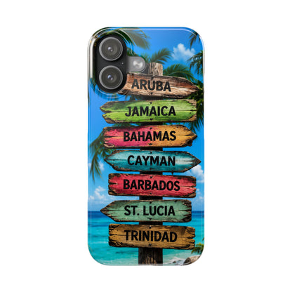 Caribbean Wanderlust – Tropical Island Phone Case