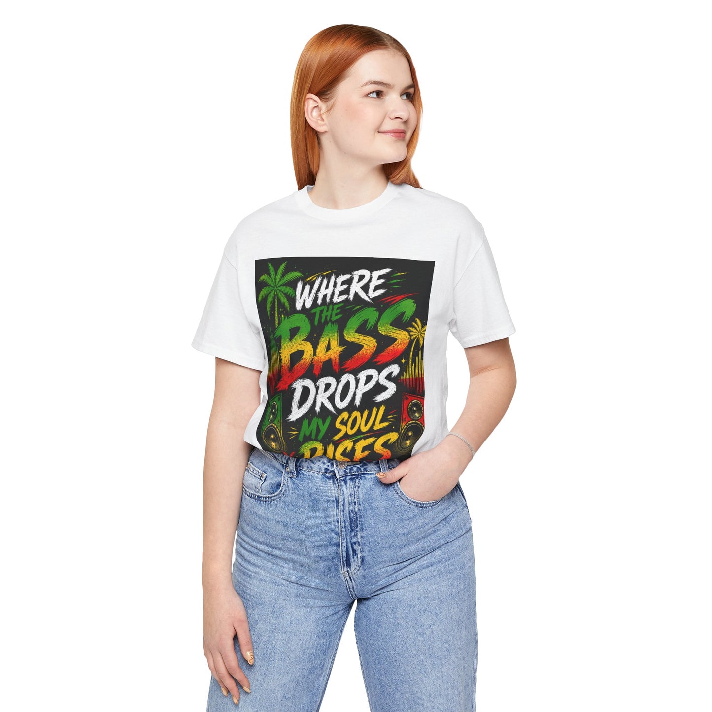 Where the Bass Drops Reggae Tee