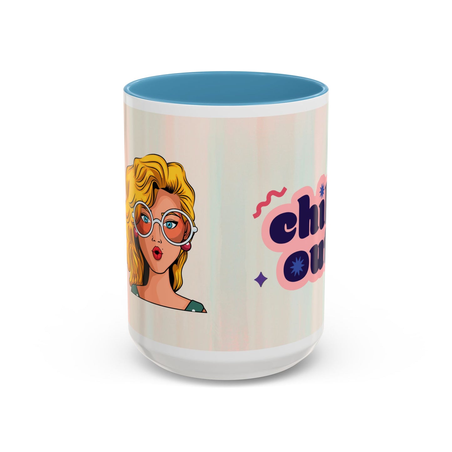 Chill Out Retro Pop Art Mug