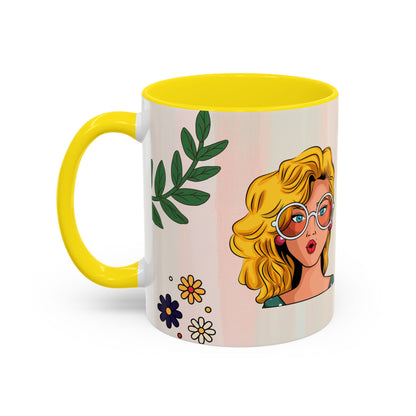 Chill Out Retro Pop Art Mug