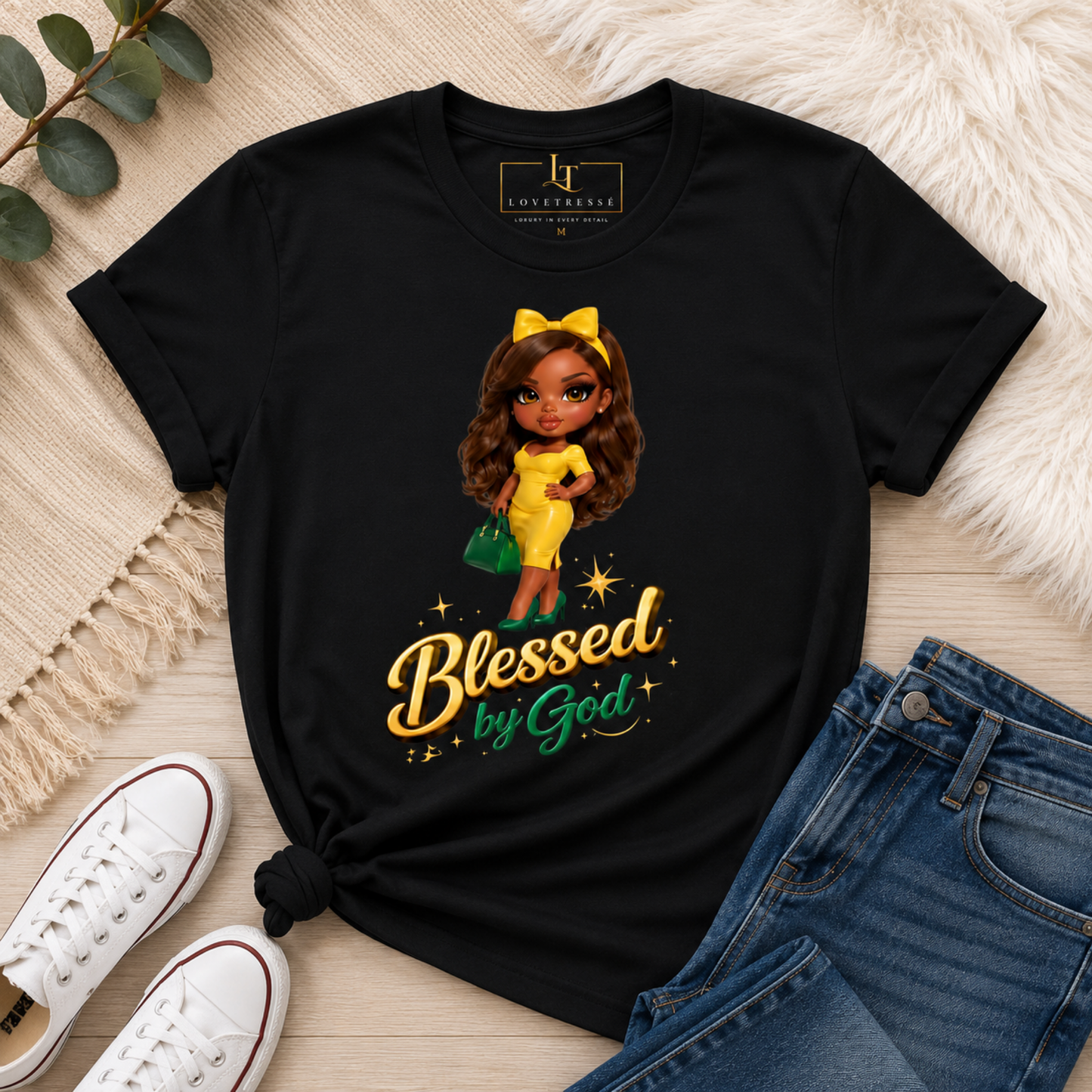 Blessed by God™ – Faith, Favor & Confidence Women's Graphic Tee