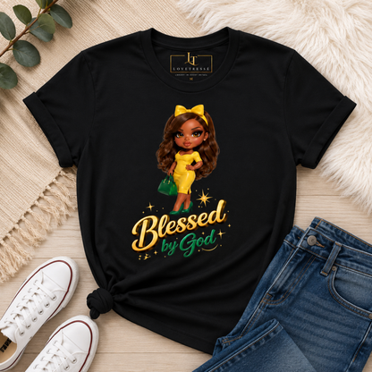 Blessed by God™ – Faith, Favor & Confidence Women's Graphic Tee