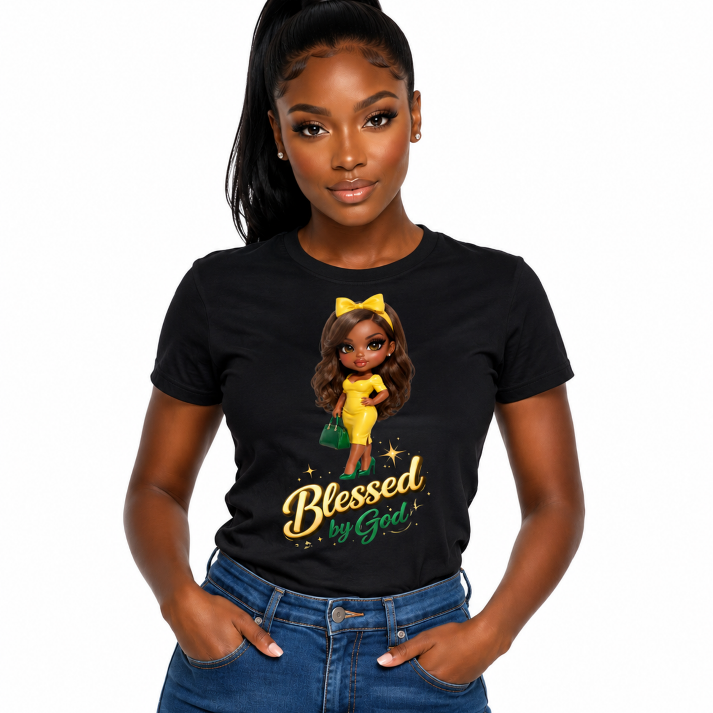 Blessed by God™ – Faith, Favor & Confidence Women's Graphic Tee