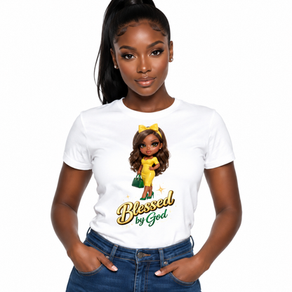 Blessed by God™ – Faith, Favor & Confidence Women's Graphic Tee