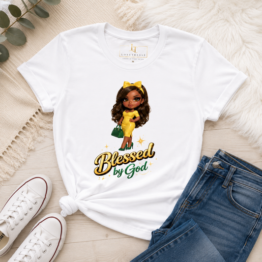 Blessed by God™ – Faith, Favor & Confidence Women's Graphic Tee