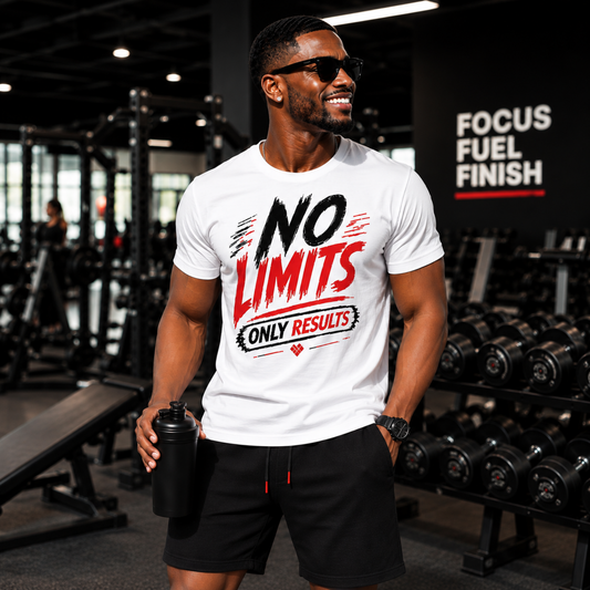 NO LIMITS ONLY RESULTS | Luxury Mindset Tee