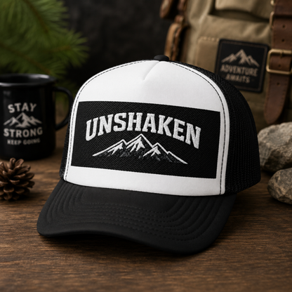 Unshaken Mountain Trucker Hat