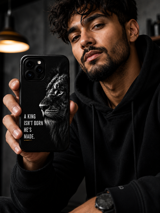 A King Isn't Born, He's Made™ Matte Tough Phone Case
