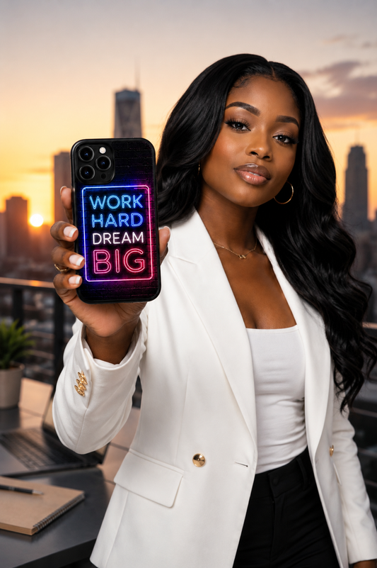 Work Hard Dream Big Tough Phone Case